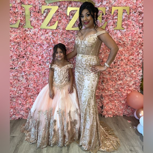 Rose Gold Dress - Picture 2 of 2